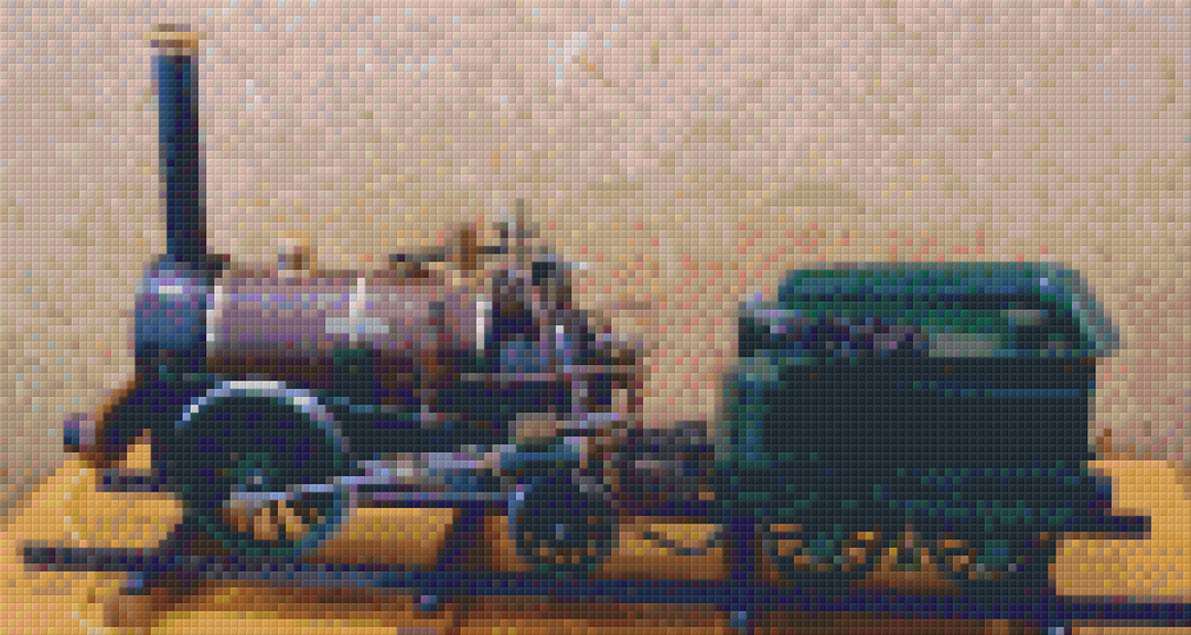 Stephenson's Rocket Model Six [6] Baseplate PixelHobby Mini-mosaic Art Kits image 0